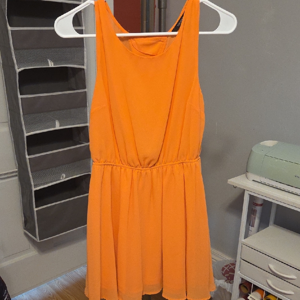 Forever 21 Bright Orange Top